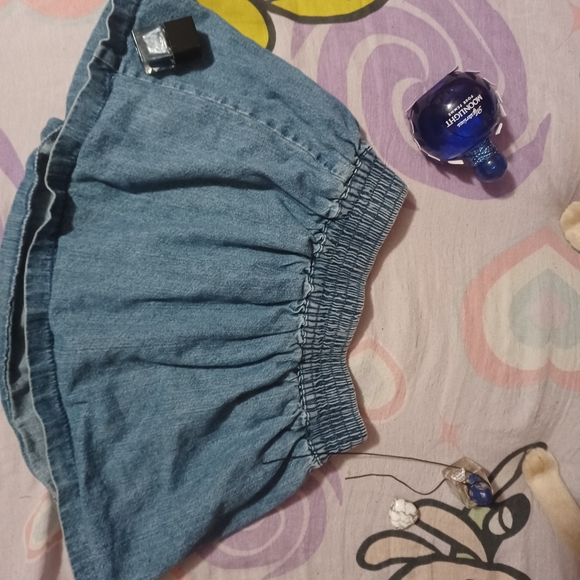 Mini jean denim skirt - Picture 4 of 5